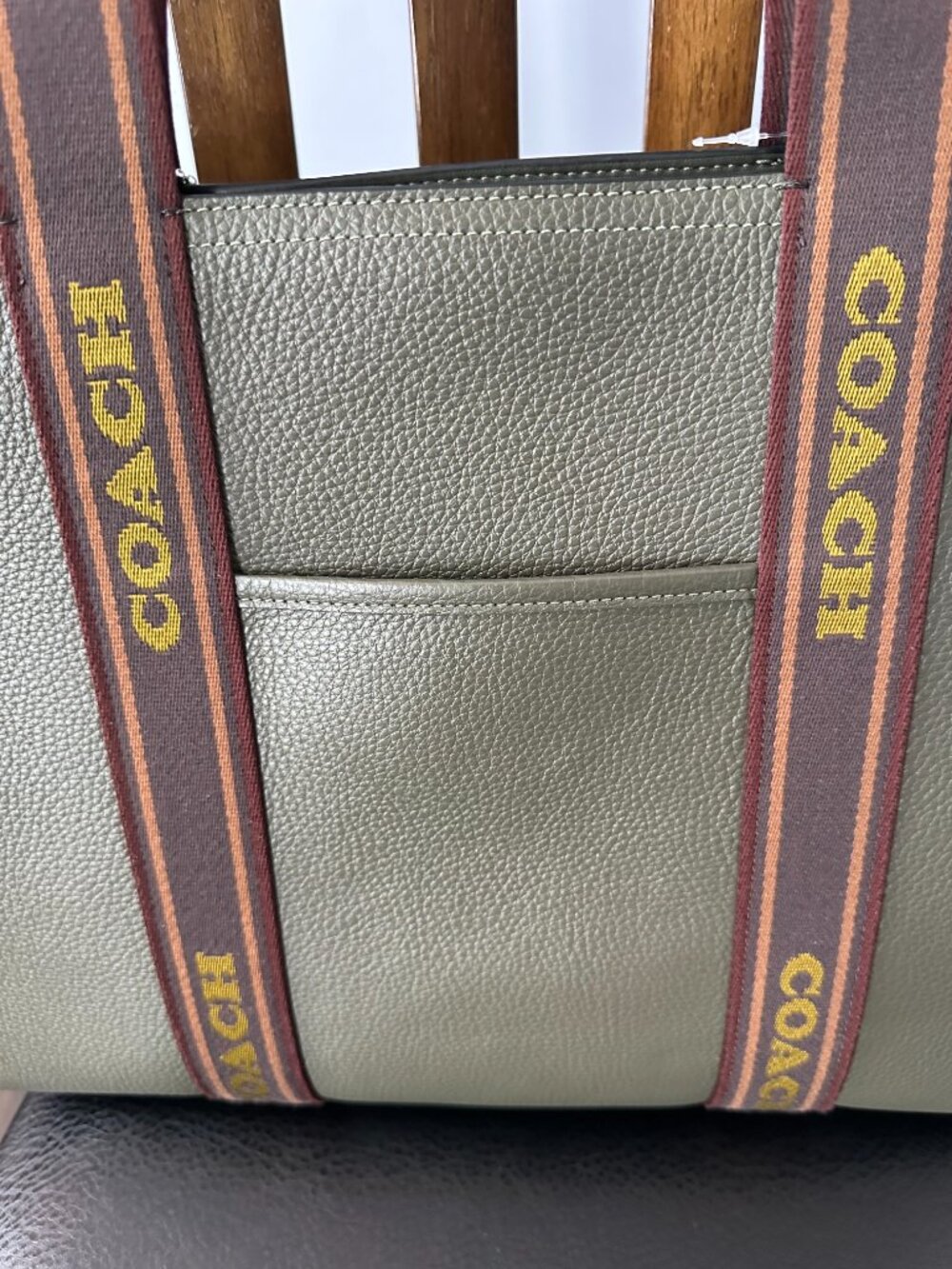 Coach Olive Green Large Smith Tote Bag Style #L2477-CU996 *NWT* - Picture 2 of 13